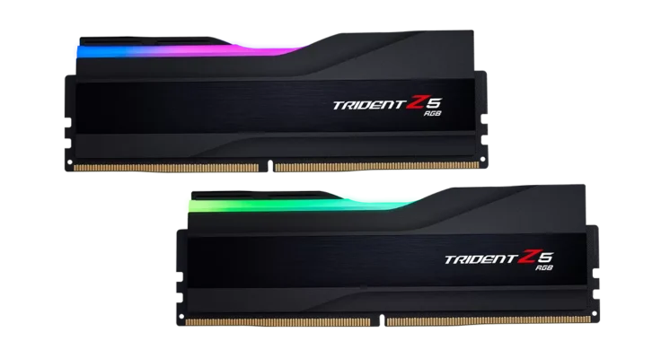 G.Skill Trident Z5 RGB 6000MHz 32GB (2x16GB) CL30 DDR5 Ram – Black G.Skill Trident Z5 RGB 6000MHz 32GB (2x16GB) CL30 DDR5 Ram – Black